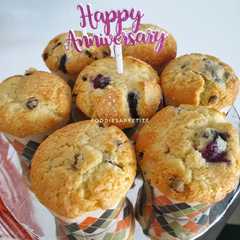 รูปของ Blueberry Chocochips Muffin