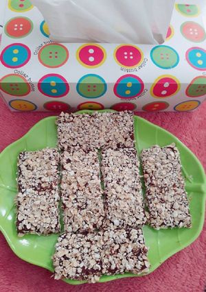 Foto resep Roti Bakar Milo Berbalut Oatmeal