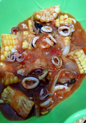Foto resep Cumi asam manis pedas