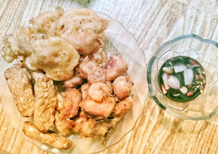 Resep 55 Salmon And Amp Udang Crispy Sambel Kecap Yang Renyah