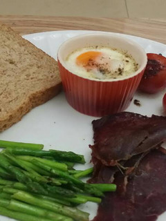 A picture of Baked egg.