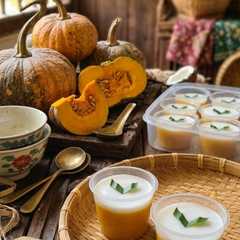 Pumpkin Thai Dessert-レシピのメイン写真
