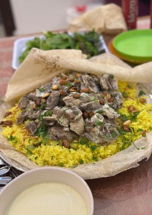 صورة لوصفة منسف كركي بالجميد