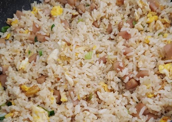 Resep Nasi Goreng mentega sosis (nasi sisa) Anti Gagal