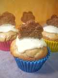 Muffins galleta lotus rellenas de cheesecake