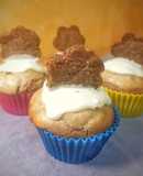Muffins galleta lotus rellenas de cheesecake