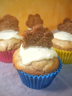 Una foto de Muffins galleta lotus rellenas de cheesecake