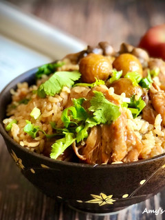 栗子燒雞煲飯 / 電鍋料理 的食譜成品照片
