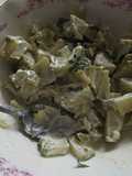 Ensalada de chayote cocido