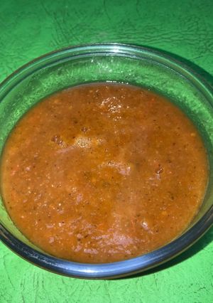 Una foto de Salsa de tomate natural