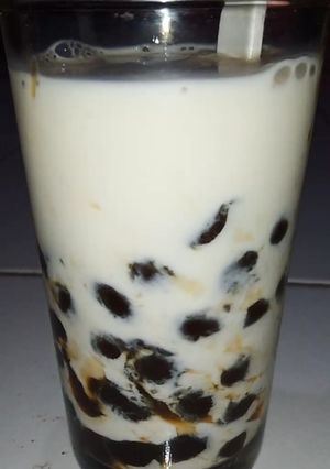 Foto resep Bobba Pearl Brown Sugar with Milk