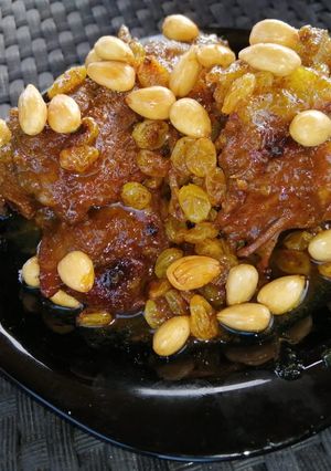صورة لوصفة المروزية بالزبيب واللوز 🐑