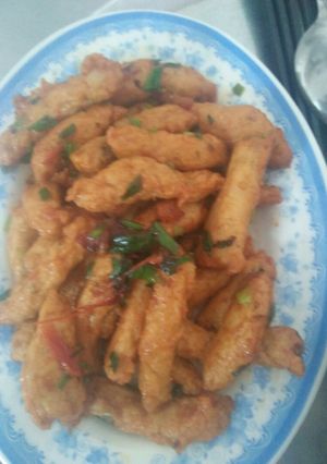 Hình của món Chả cá sốt cà chua.