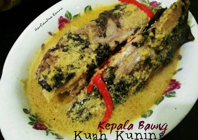 Resep Kepala Baung Kuah Kuning yang simpel