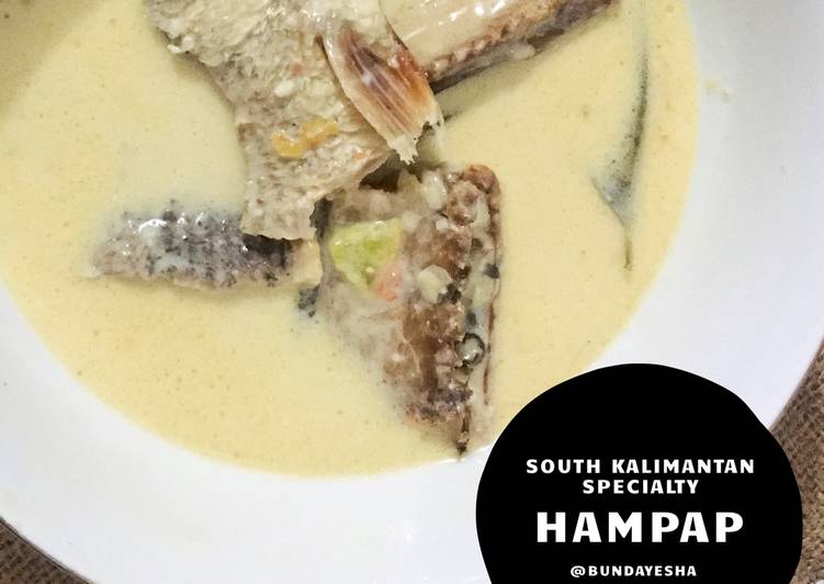 Hampap (Ikan Asin Gabus Kuah Santan)