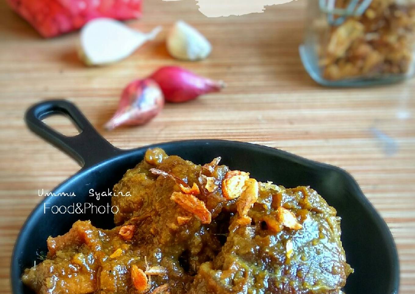 Daging Sapi Bumbu Basah (versi manis)