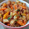 Tumis Kentang Kornet Pedas