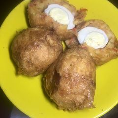 A picture of Potato egg roll🥔🥚.
