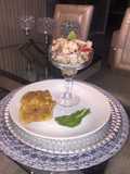 Ceviche con camarones