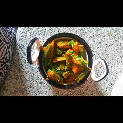 A picture of Bhindi Masala.