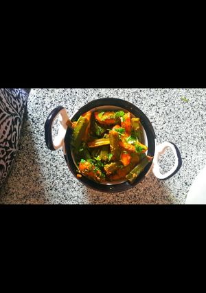 A picture of Bhindi Masala.