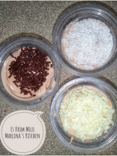 Foto resep Es Krim Milo Cup Aneka Toping