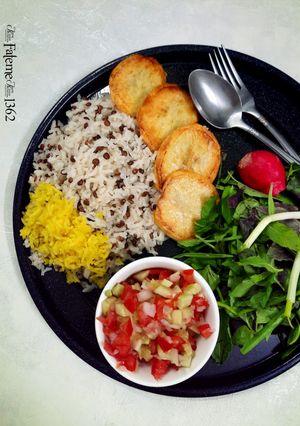 A picture of Adas Polo (Persian Lentil Rice).