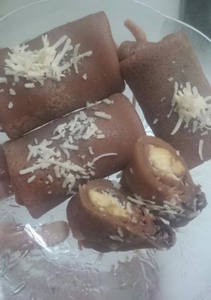 Foto resep Dadar gulung coklat ekonomis banget 😅