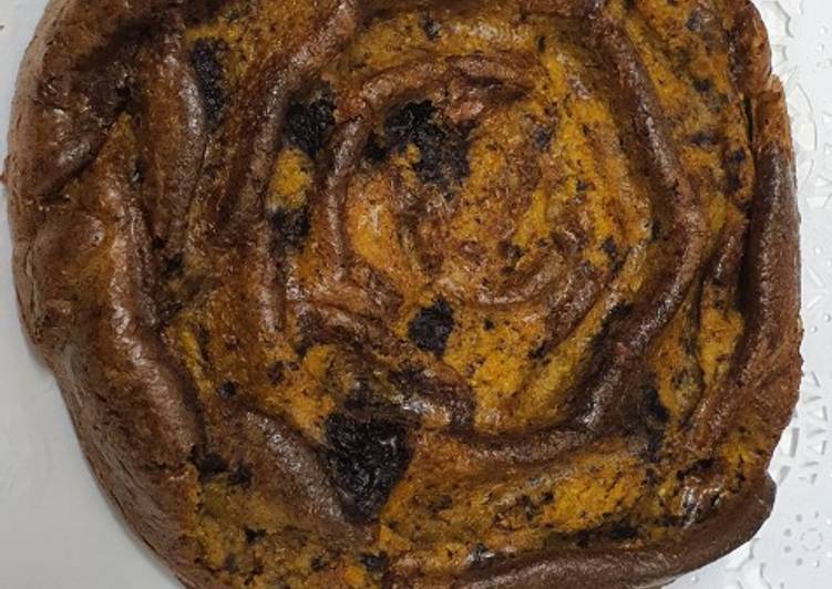 Bizcocho de zanahoria y chocolate sin azúcar