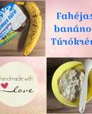Baba püré - fahéjas banános túrókrém