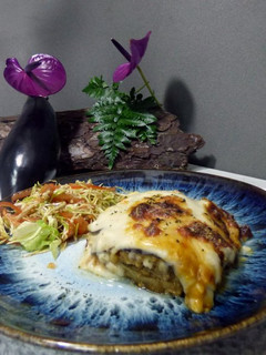 Foto de Mossaka com Bechamel de Coco