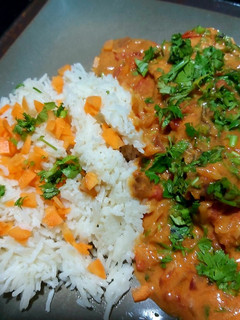 A picture of Coconut cream fish.
