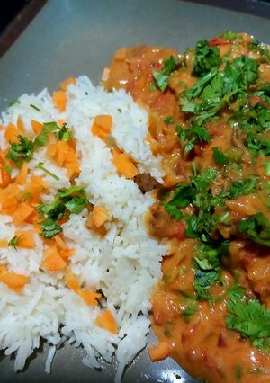 A picture of Coconut cream fish.