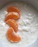 Arroz con leche a los cítricos