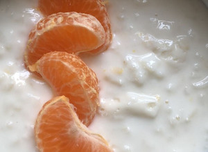 Una foto de Arroz con leche a los cítricos