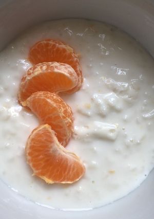 Una foto de Arroz con leche a los cítricos
