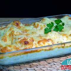Una foto de Coliflor con bechamel gratinada al horno