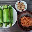Nasi bakar ayam suwir
