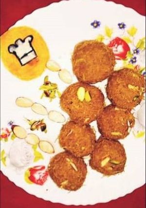 A picture of Vermicilli Coconut Balls.