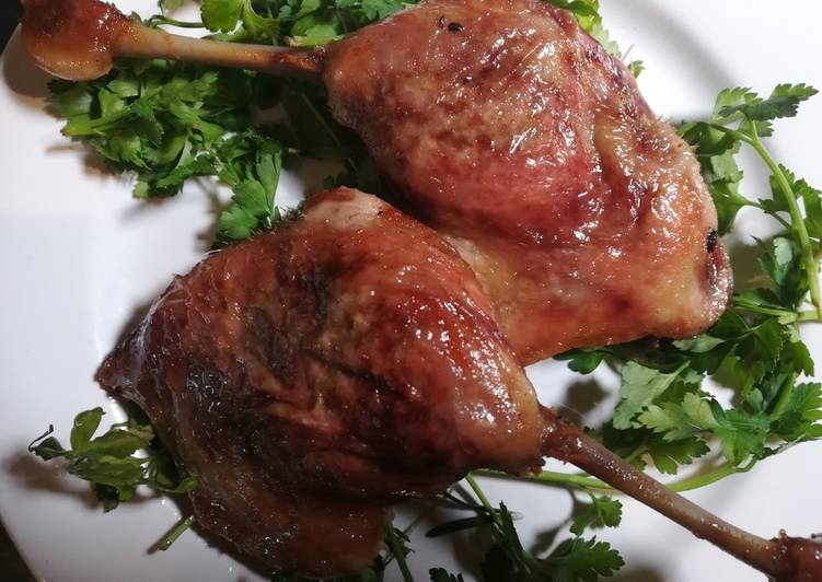 Steps to Make Super Quick Homemade Confit duck leg