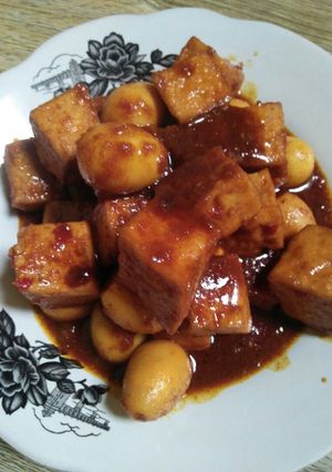 Foto resep Semur tahu telur puyuh alakadarnya 😅