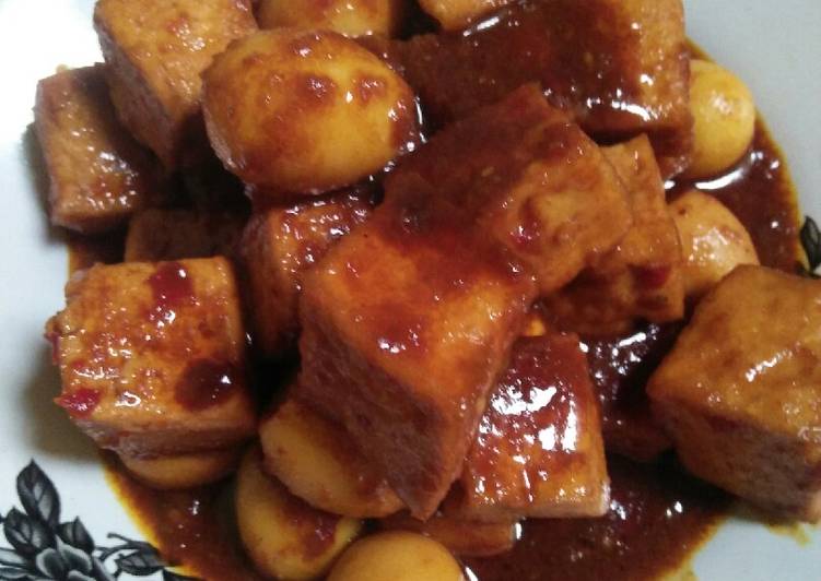  Resep  Semur  tahu telur  puyuh  alakadarnya  oleh Ribhy 