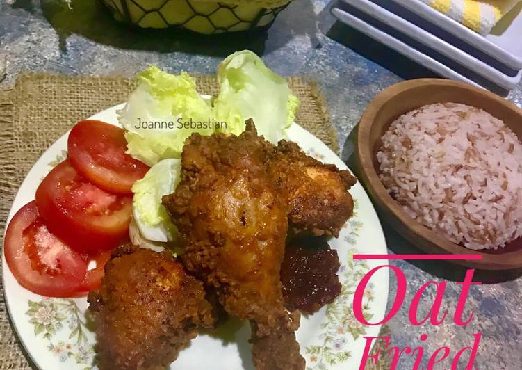 Recipe of Oat Fried Chicken Step by Step