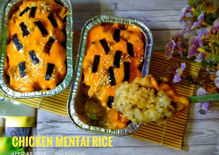 Resep Chicken Mentai Rice, Enak Banget