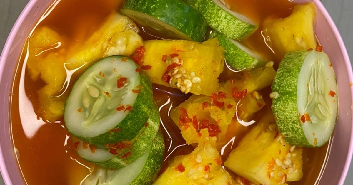 Resep Asinan Nanas Dan Timun Oleh Mita Sari Cookpad