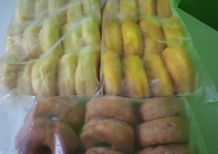 Resep Donut kentang,labu dan ubi ungu froozen yang Menggugah Selera