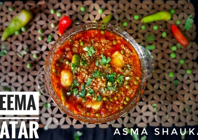 Steps to Prepare Super Quick Homemade Qeema Matar