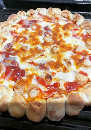 Foto resep Pizza cheesy bites tanpa ulen dan cepat kalis