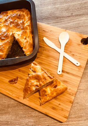 Une photo de Cake chèvre et lardons