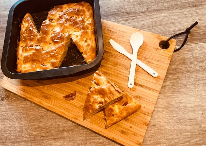 Cake chèvre et lardons